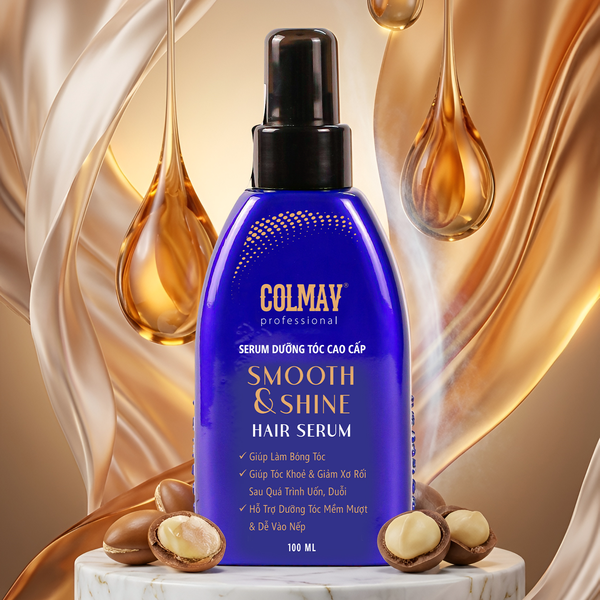 Serum dưỡng tóc cao cấp Colmav Smooth & Shine Hair Serum 100ml