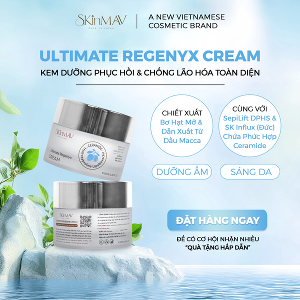 KEM DƯỠNG PHỤC HỒI & CHỐNG LÃO HÓA TOÀN DIỆN SKINMAV ULTIMATE REGENYX CREAM 50ML