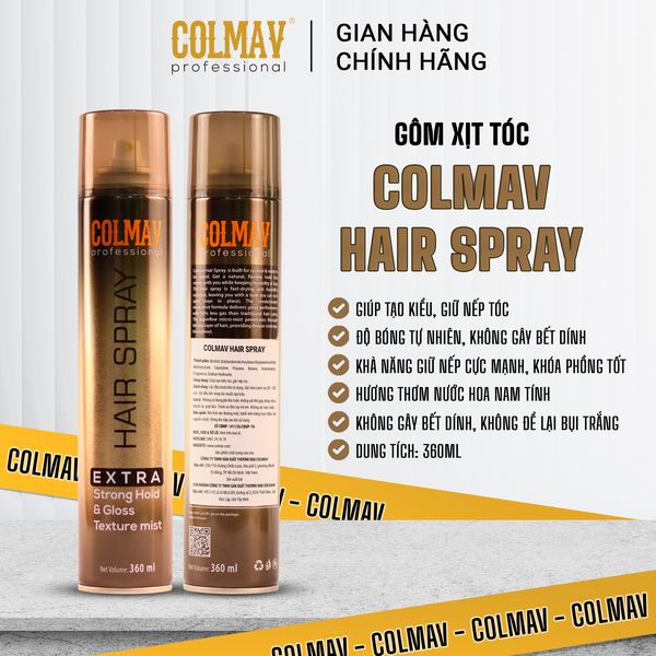 Gôm Colmav Hair Spray 360ml
