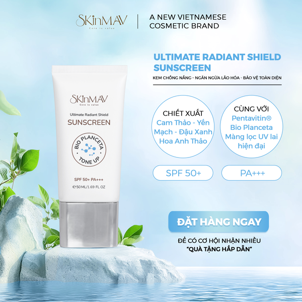 KEM CHỐNG NẮNG SKINMAV ULTIMATE RADIANT SHIELD SUNSCREEN 50ML
