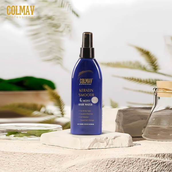 Nước xịt dưỡng tóc mềm mượt Colmav Keratin Smooth & Moist Hair Water 200ml