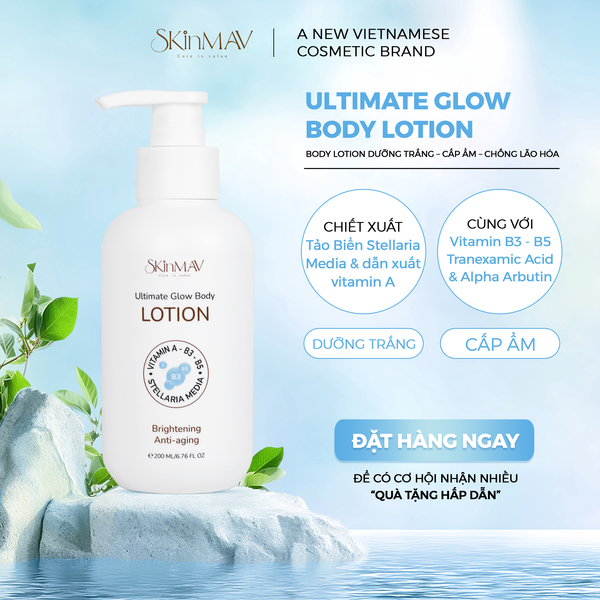 SỮA DƯỠNG THỂ SKINMAV ULTIMATE GLOW BODY LOTION 200ML