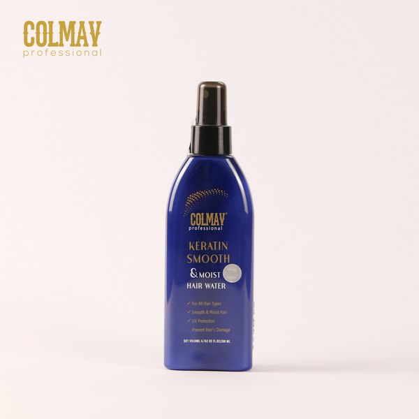 Nước xịt dưỡng tóc mềm mượt Colmav Keratin Smooth & Moist Hair Water 200ml