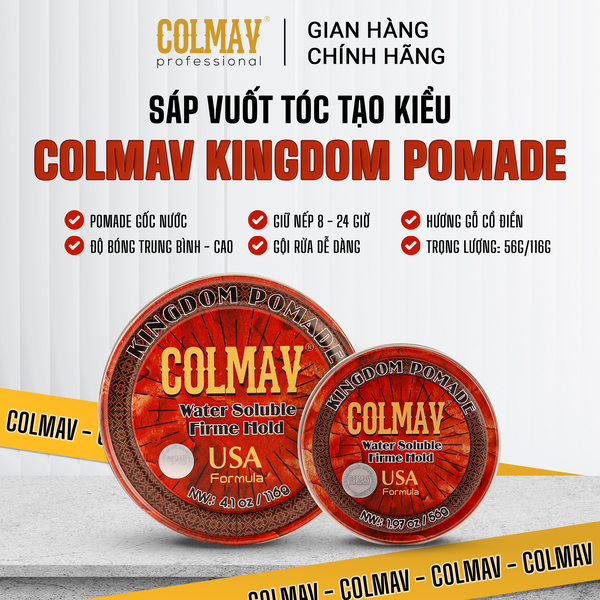 Wax nước Colmav Kingdom Pomade 56g
