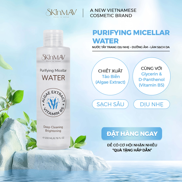 NƯỚC TẨY TRANG SKINMAV PURIFYING MICELLAR WATER 200ML