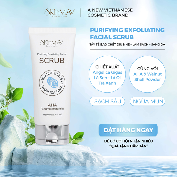 TẨY TẾ BÀO CHẾT SKINMAV PURIFYING EXFOLIATING FACIAL SCRUB 100ML