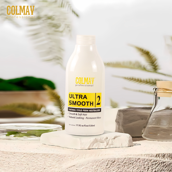 Kem uốn lạnh siêu mềm mượt Colmav Ultra Smooth Natural Cold Perm Neutralizer 2 - 530ml